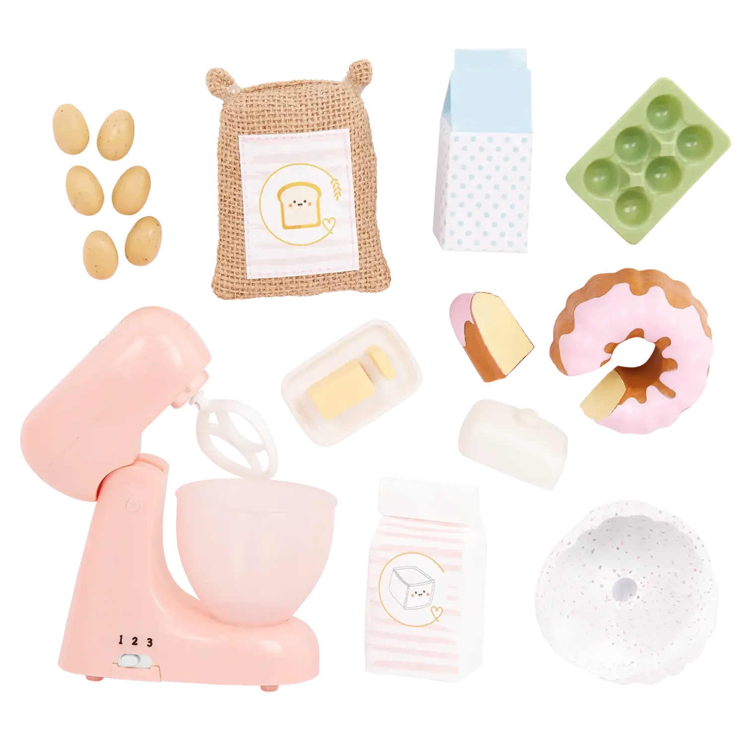 Our Generation Doll Accessory Set: Mix it Up Mixer Set
