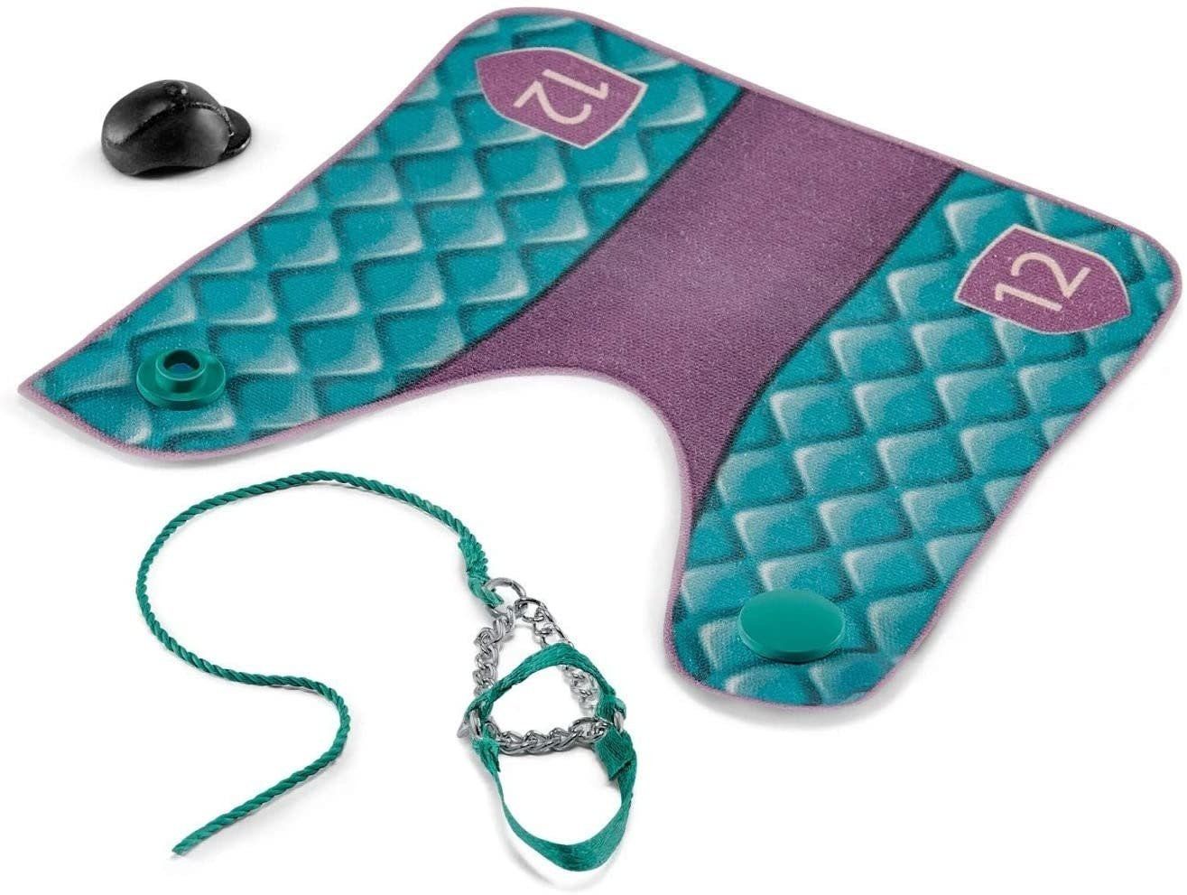 Schleich Horse Club Blanket &amp; Halter Lisa &amp; Storm