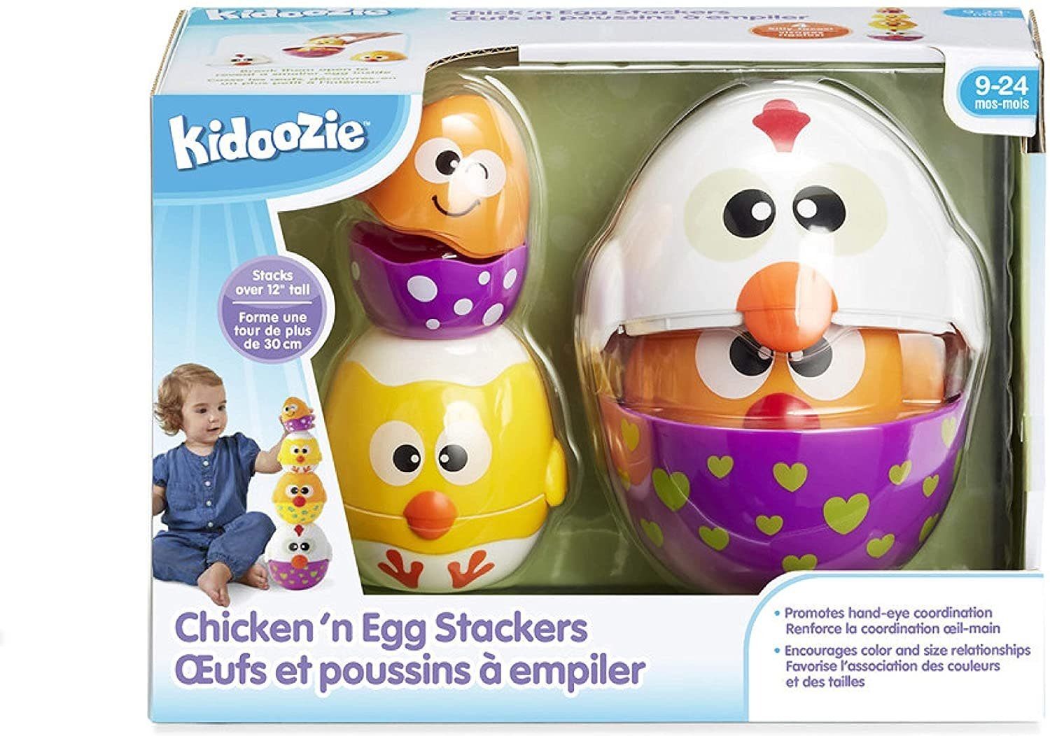 Kidoozie Baby Chicken &amp; Egg Stackers