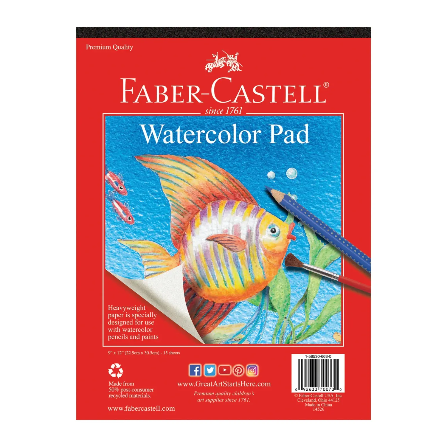 Faber-Castell Watercolor Paper Pad