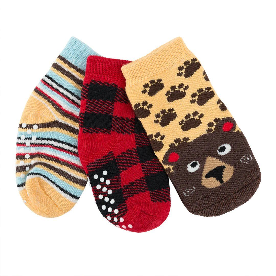 Socks Comfort Terry Sock Set Bosley the Bear 0-24 months