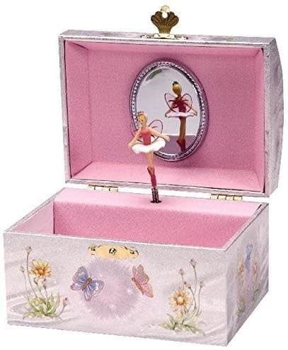 Jewellery Box Musical Fairy Iridescent