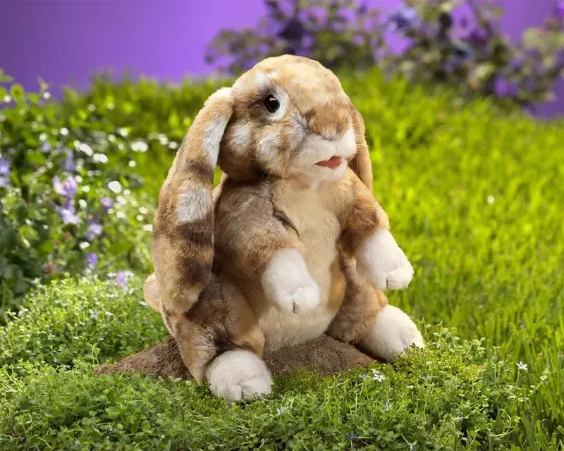 Folkmanis Puppet Silky Bunny Rabbit
