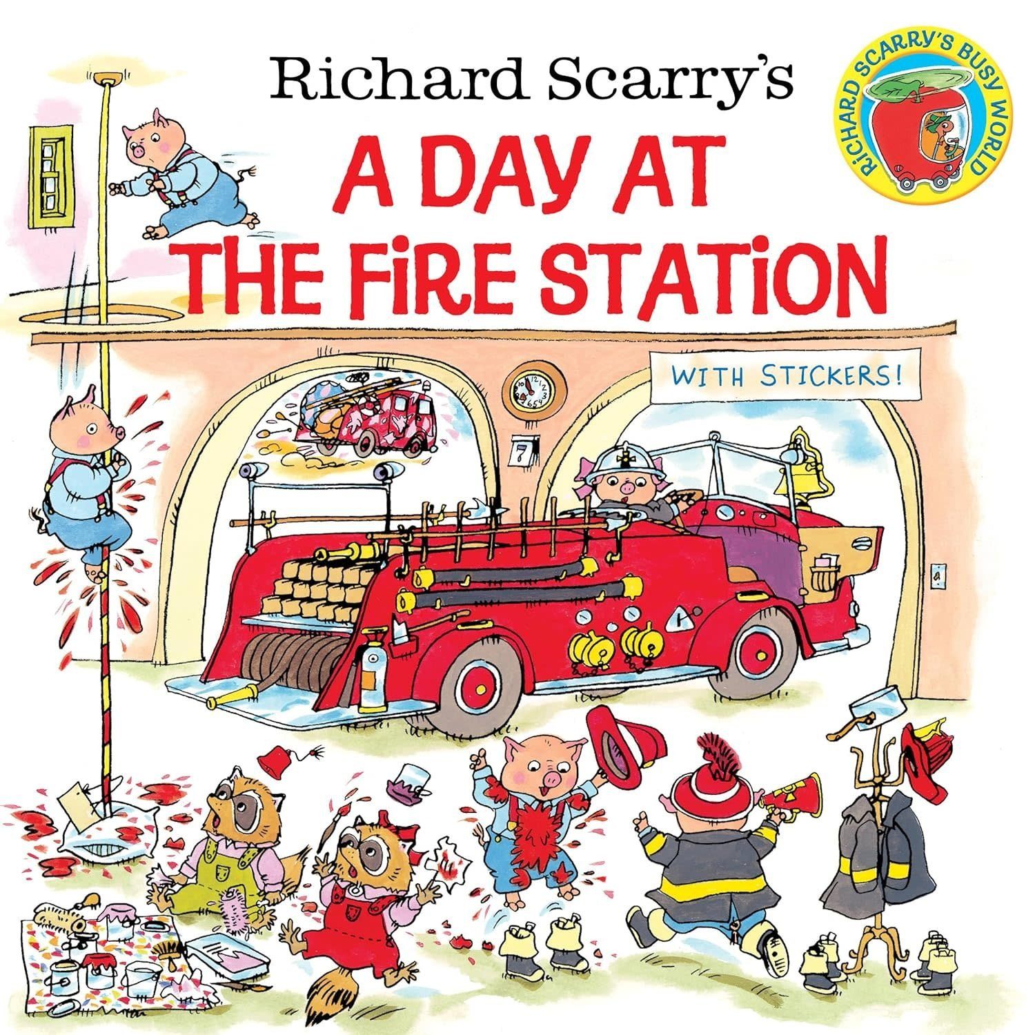 Richard Scarry&#39;s A Day At The Fire Station Book