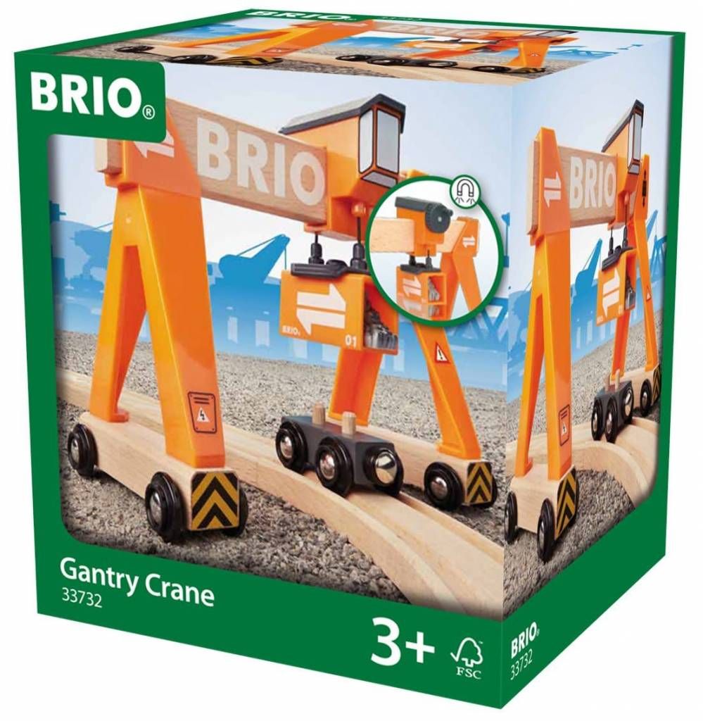 Brio World Train Gantry Crane