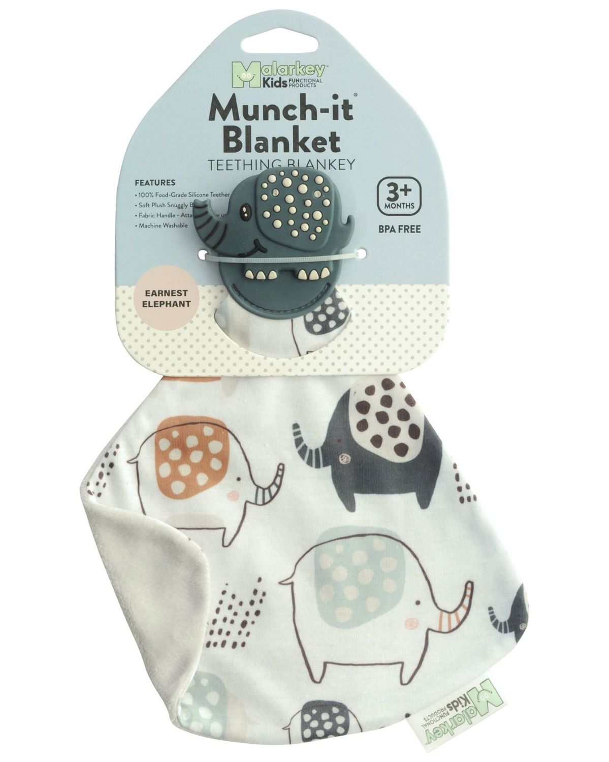 Munch It Blanket Earnest Elephant