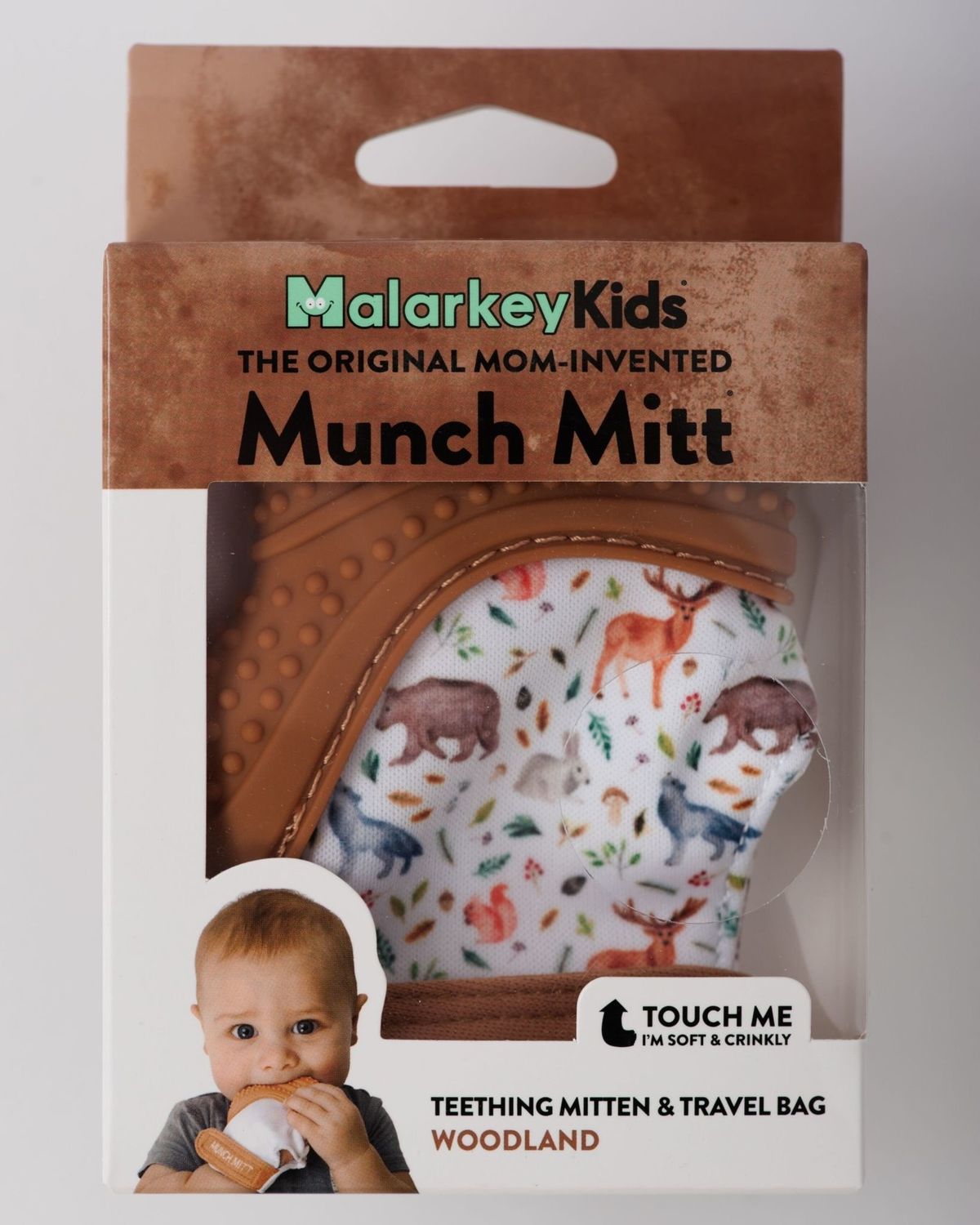 Munch Mitt Watercolor Woodland Animals