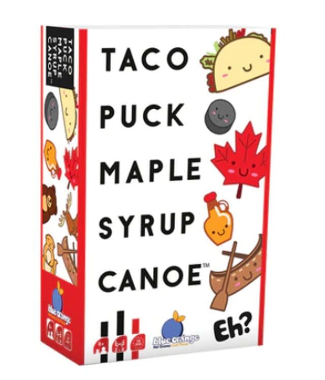 Blue Orange Game Taco Puck Maple Syrup Canoe