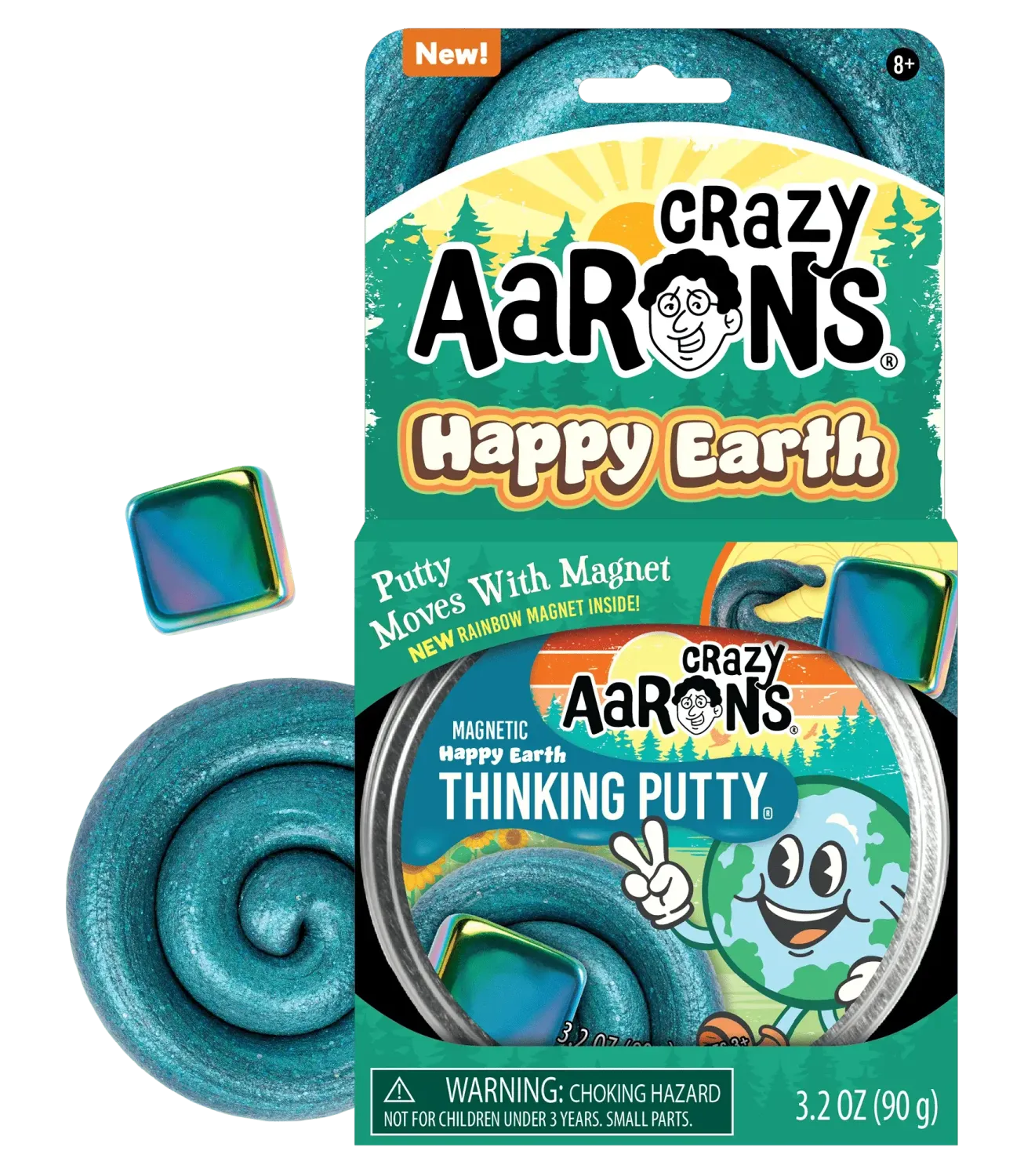 Crazy Aaron&#39;s Thinking Putty Magnetic Storms Happy Earth