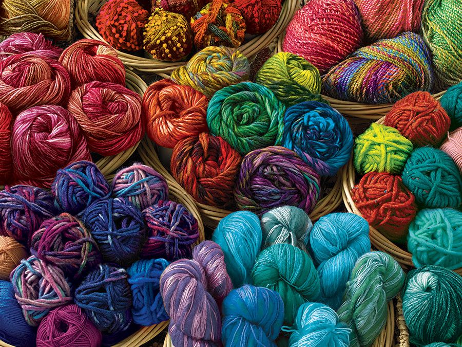 Cobble Hill Puzzle 275pc A Yen for Yarn