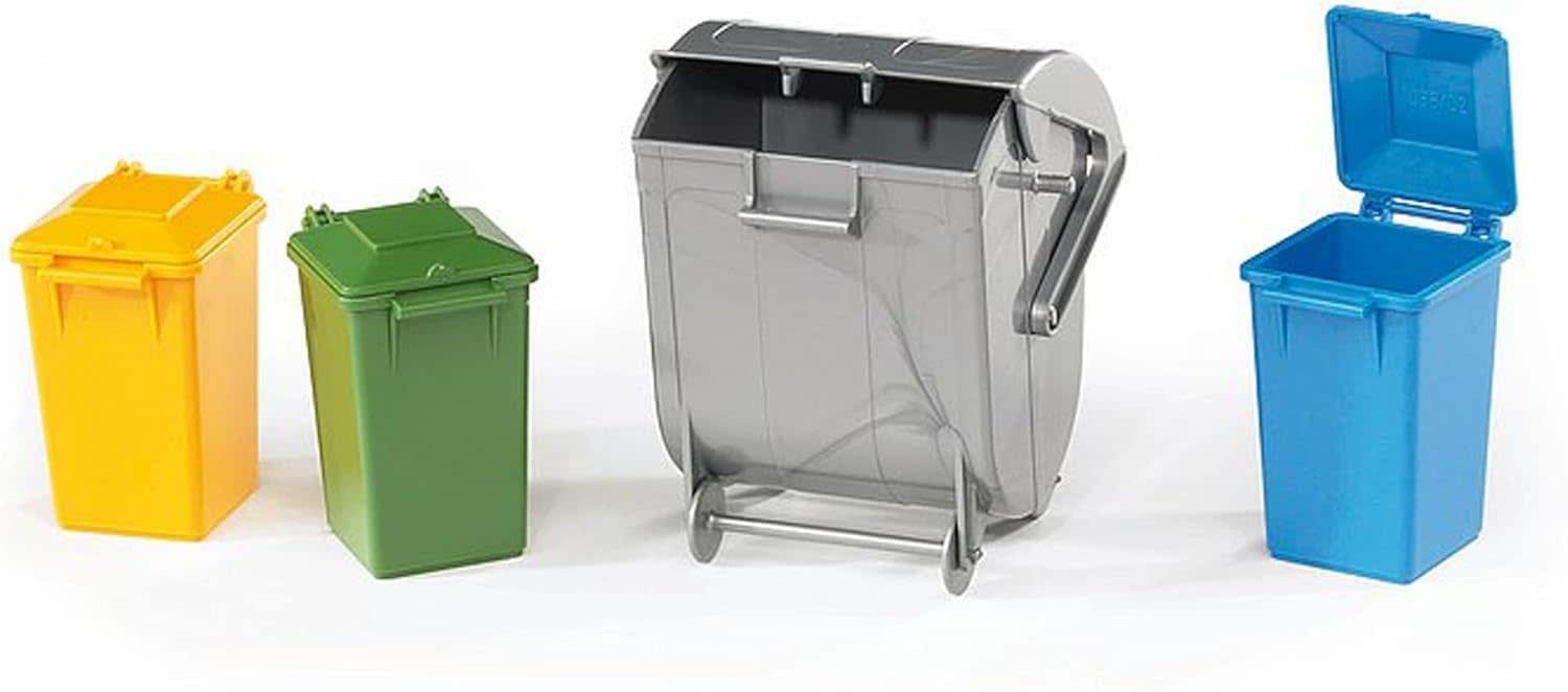 Bruder Accessories Trash Bin Set