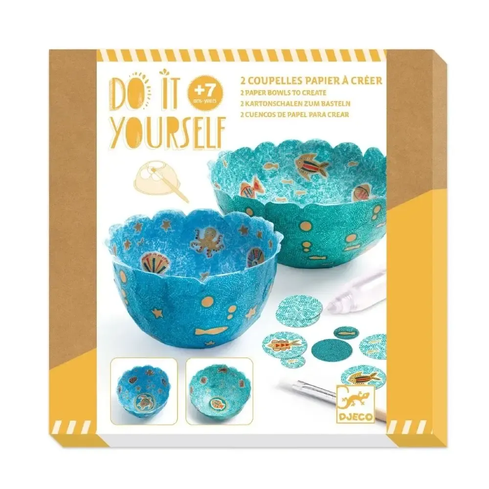 Do it Yourself  Paper Bowls: In the Sea