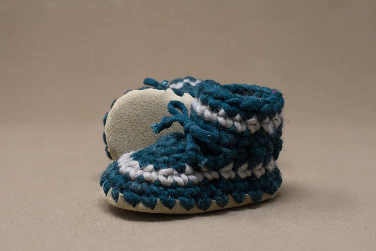 Padraig Cottage Slippers Child 11 (4 Years) Forest Green
