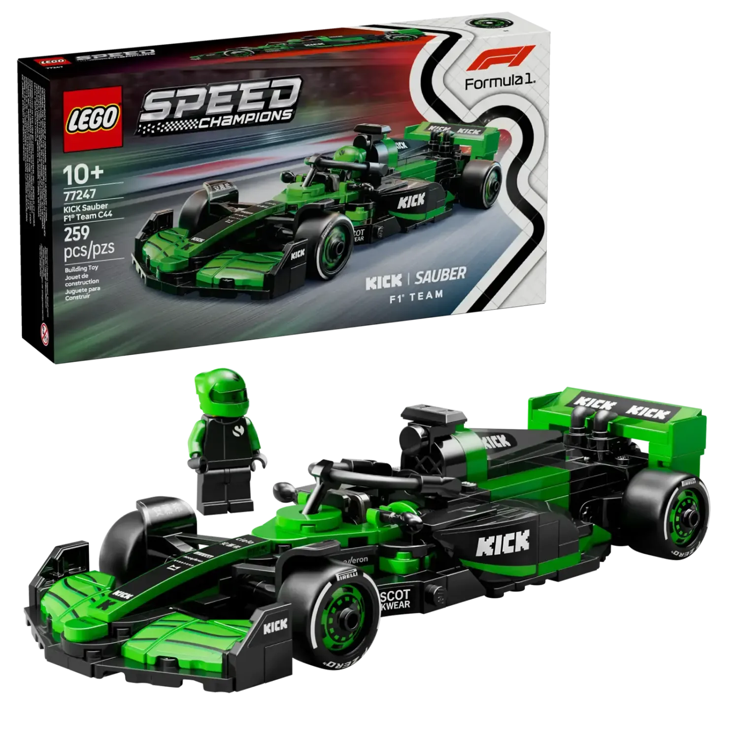 Lego Speed Champions Kick Sauber F1 Race Car