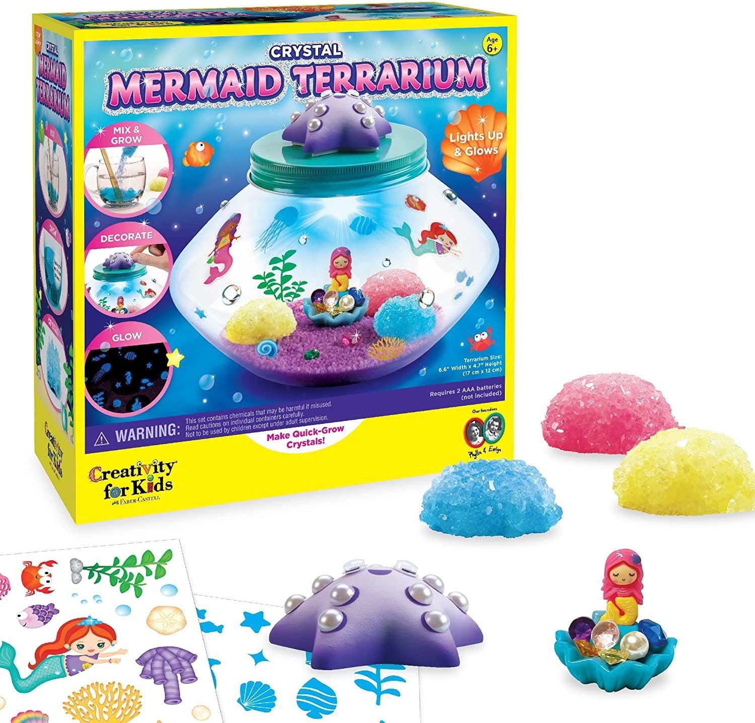 Creativity for Kids Crystal Mermaid Terrarium