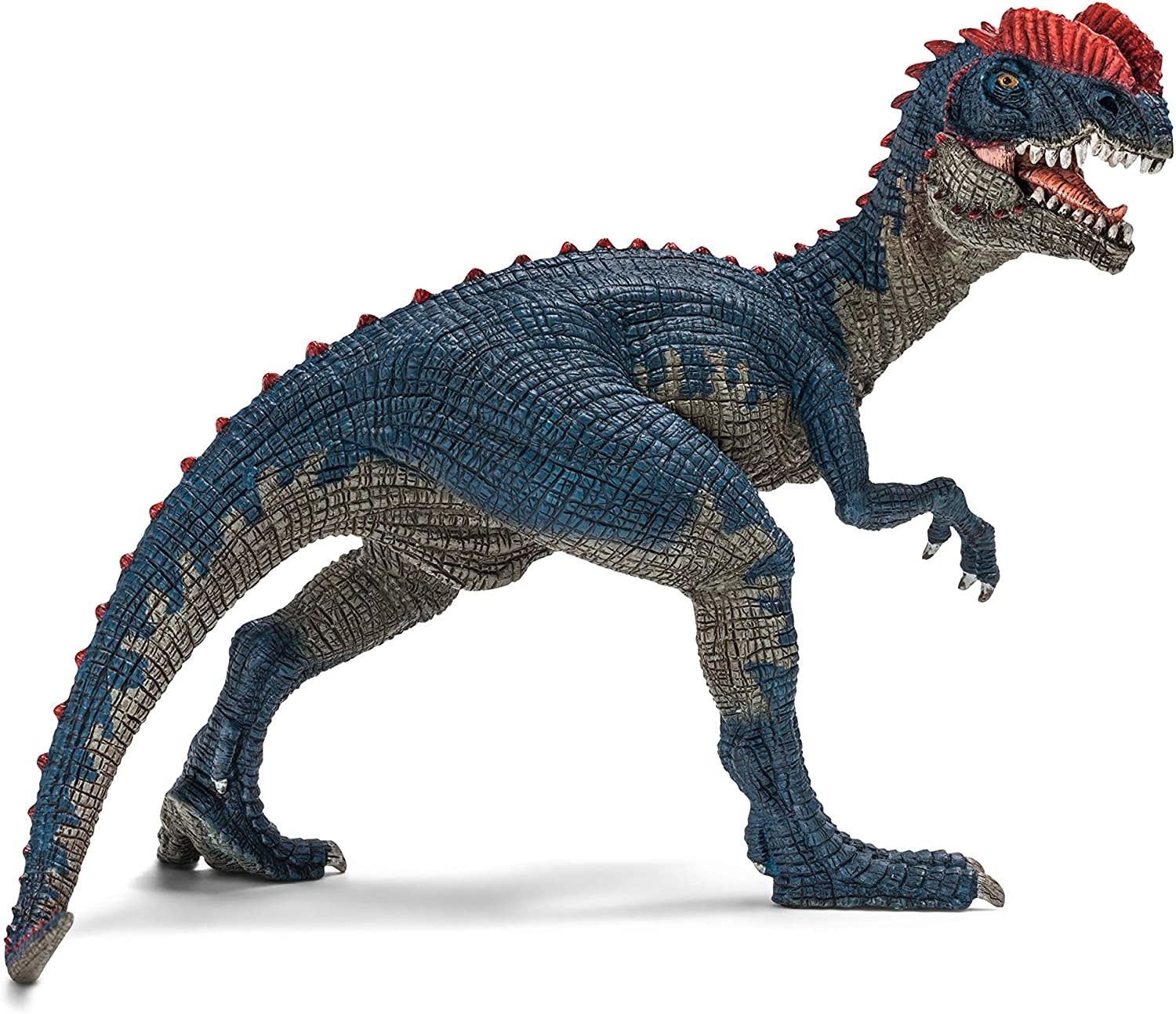 Schleich Dinosaur Dilophosaurus Blue