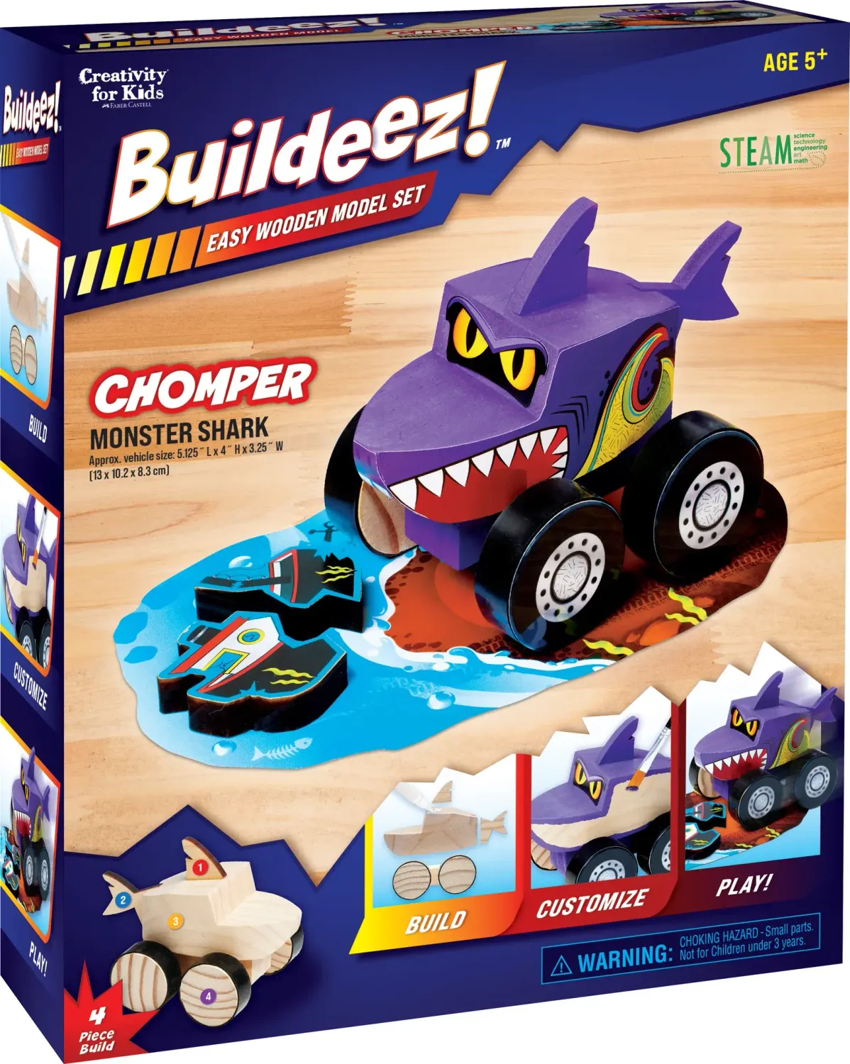 Creativity for Kids Buildeez! Chomper Monster Shark