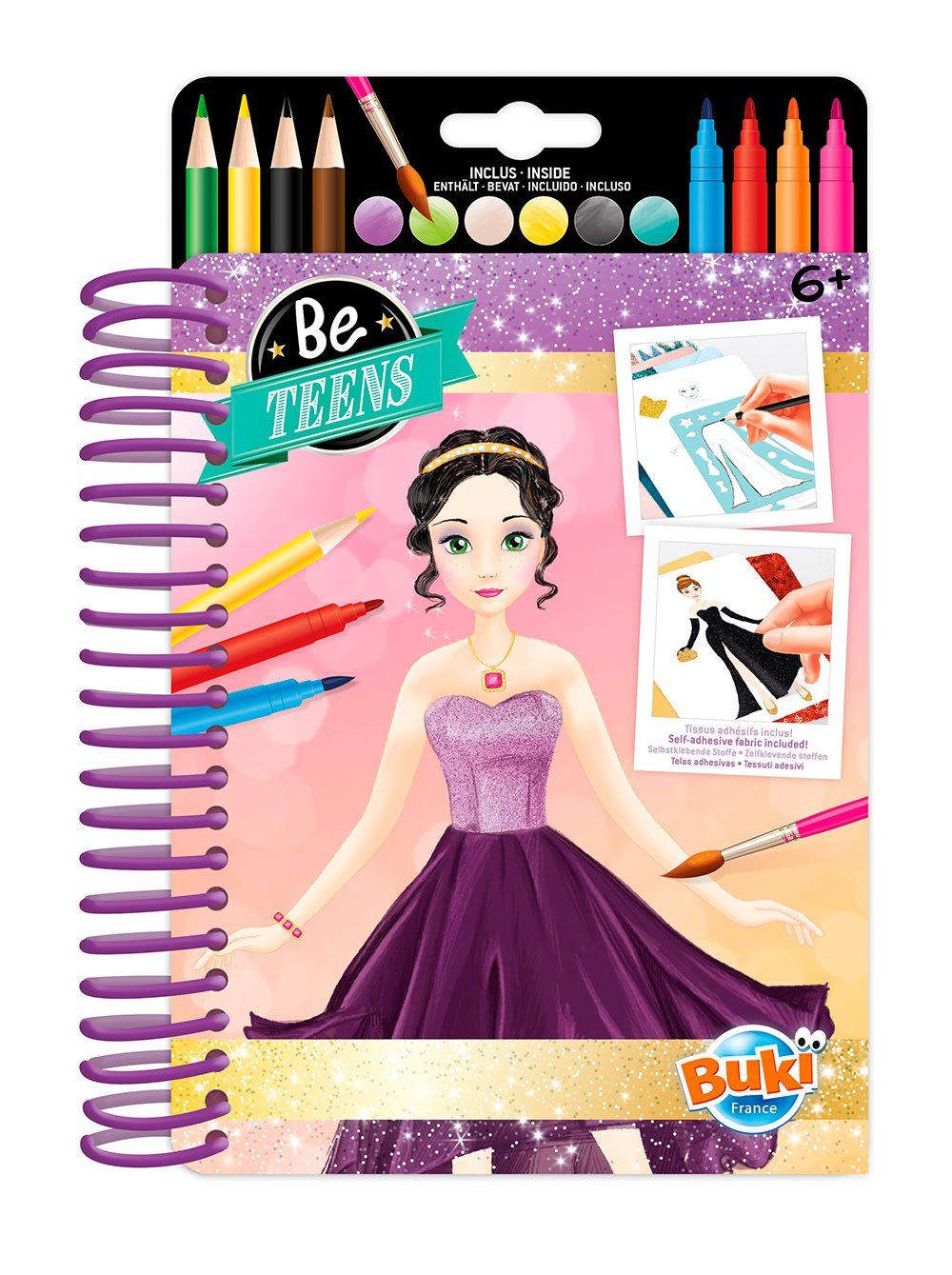 Buki Be Teens Fashion Sketchbook Evening Dress