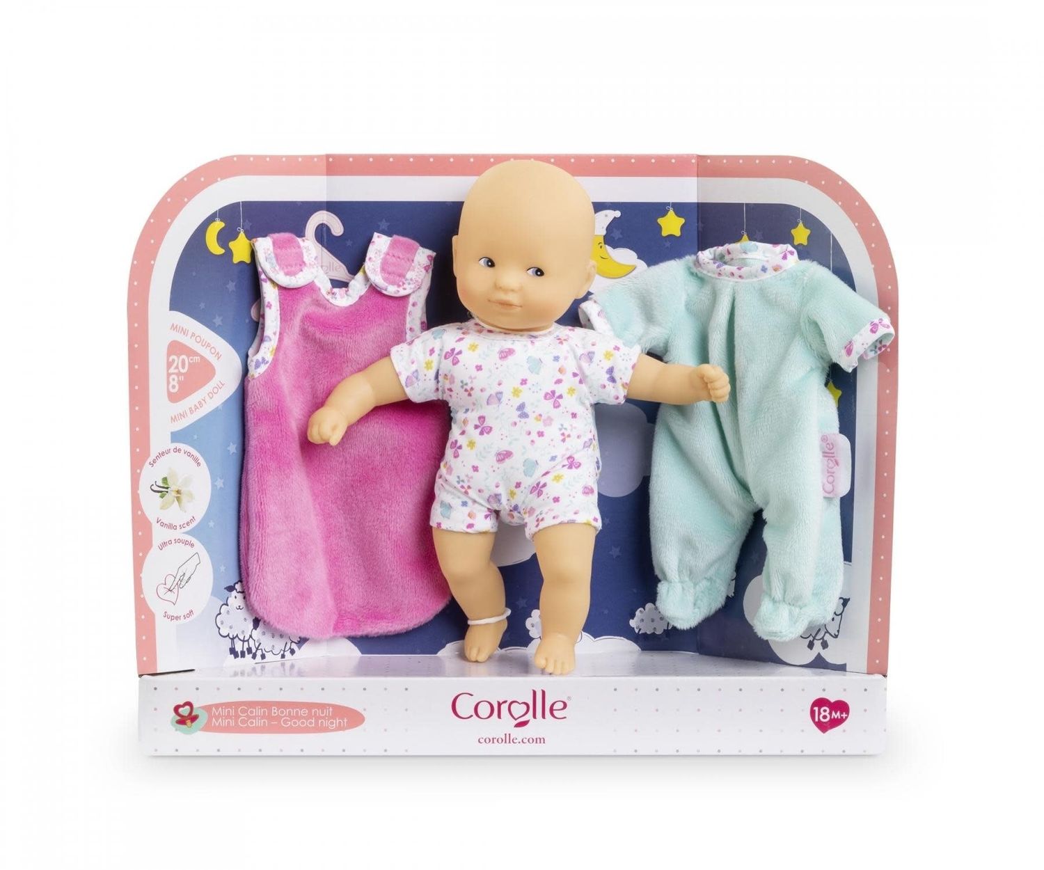 Corolle Doll Mini Calin Good Night Box Set
