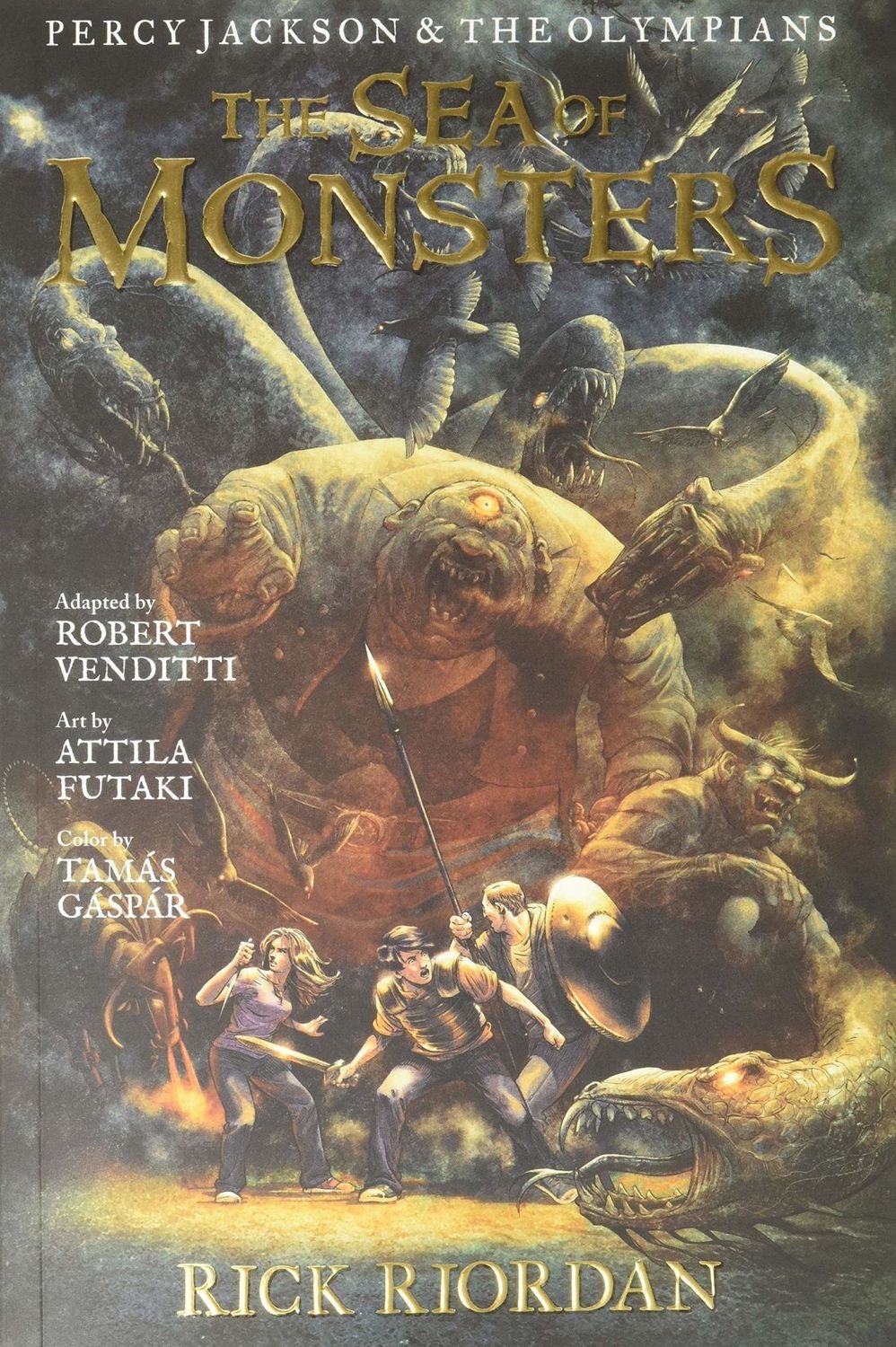 Percy Jackson Graphic Novel Book 2 Sea of Monsters