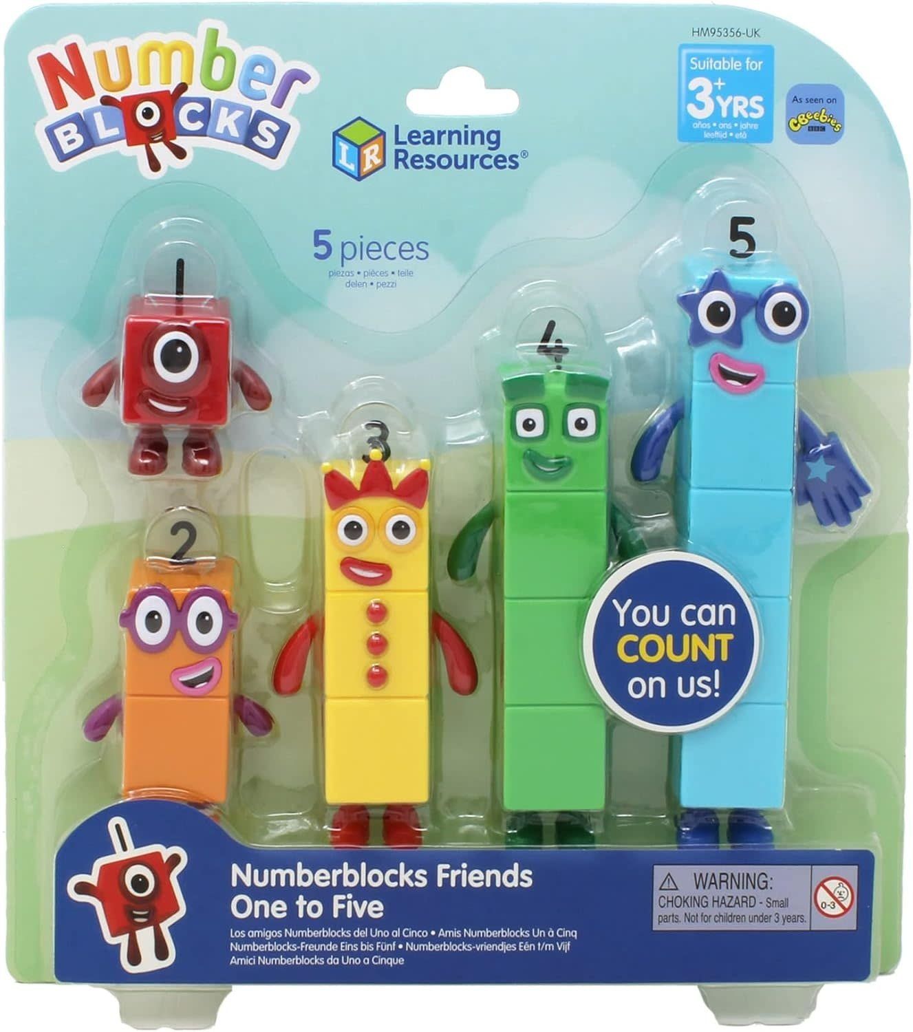 NumberBlocks Friends 1 to 5