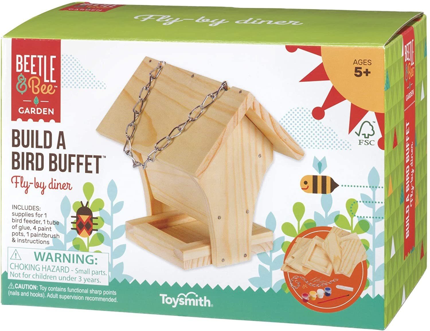 Beetle &amp; Bee Build a Bird Buffet