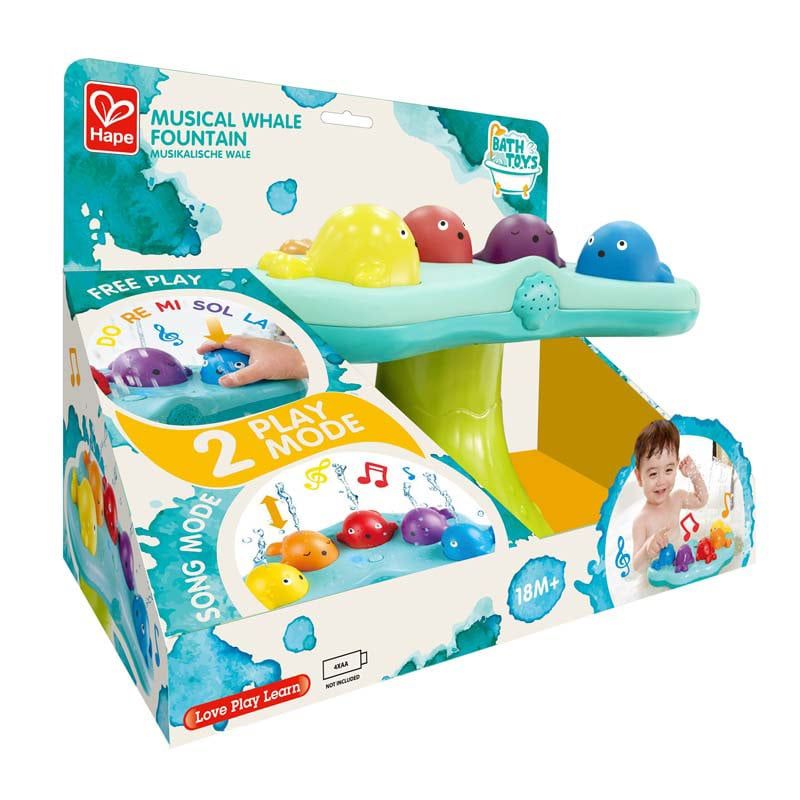 Hape Bath Musical Whale Fountain