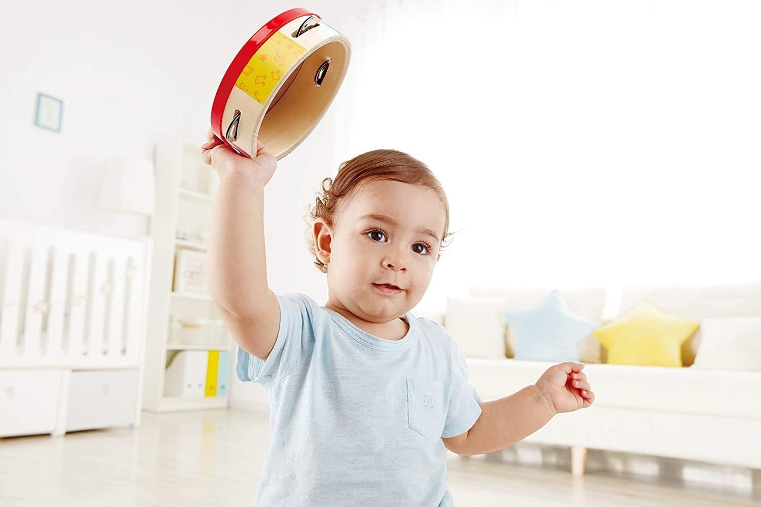 Hape Tap Along Tambourine New