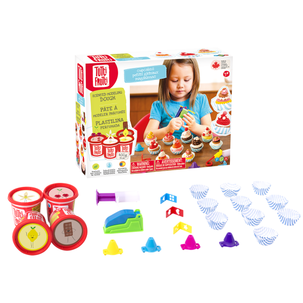 Tutti Frutti Modelling Dough Cupcakes Kit