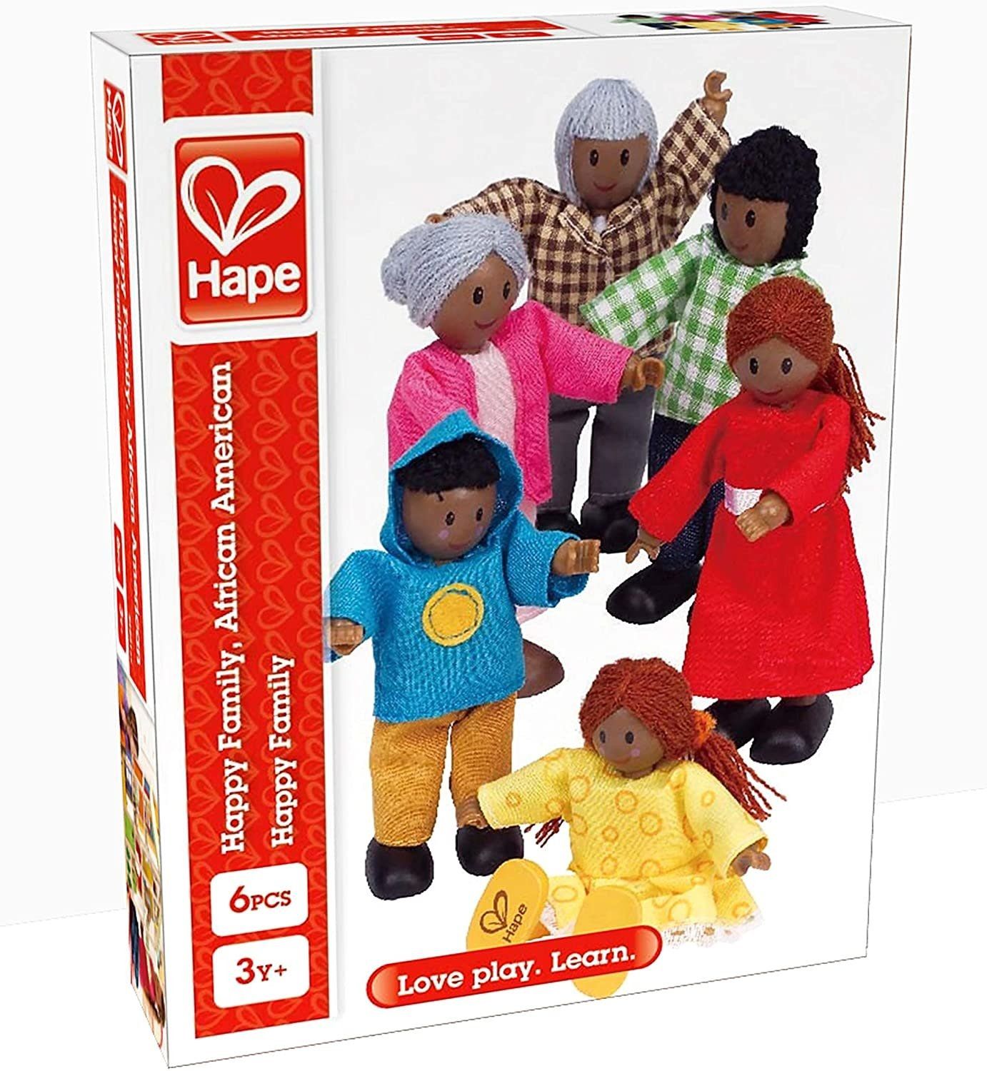 Hape Doll Happy Family African American