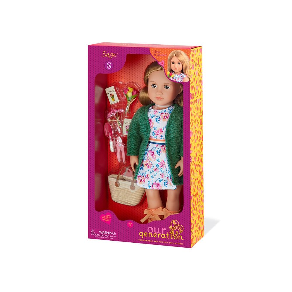 Our Generation 18&quot; Deluxe Doll Profession Sage the Gardener