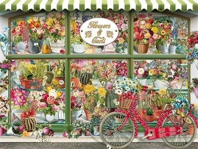 Cobble Hill Puzzle 275pc Flowers &amp; Cacti Shop