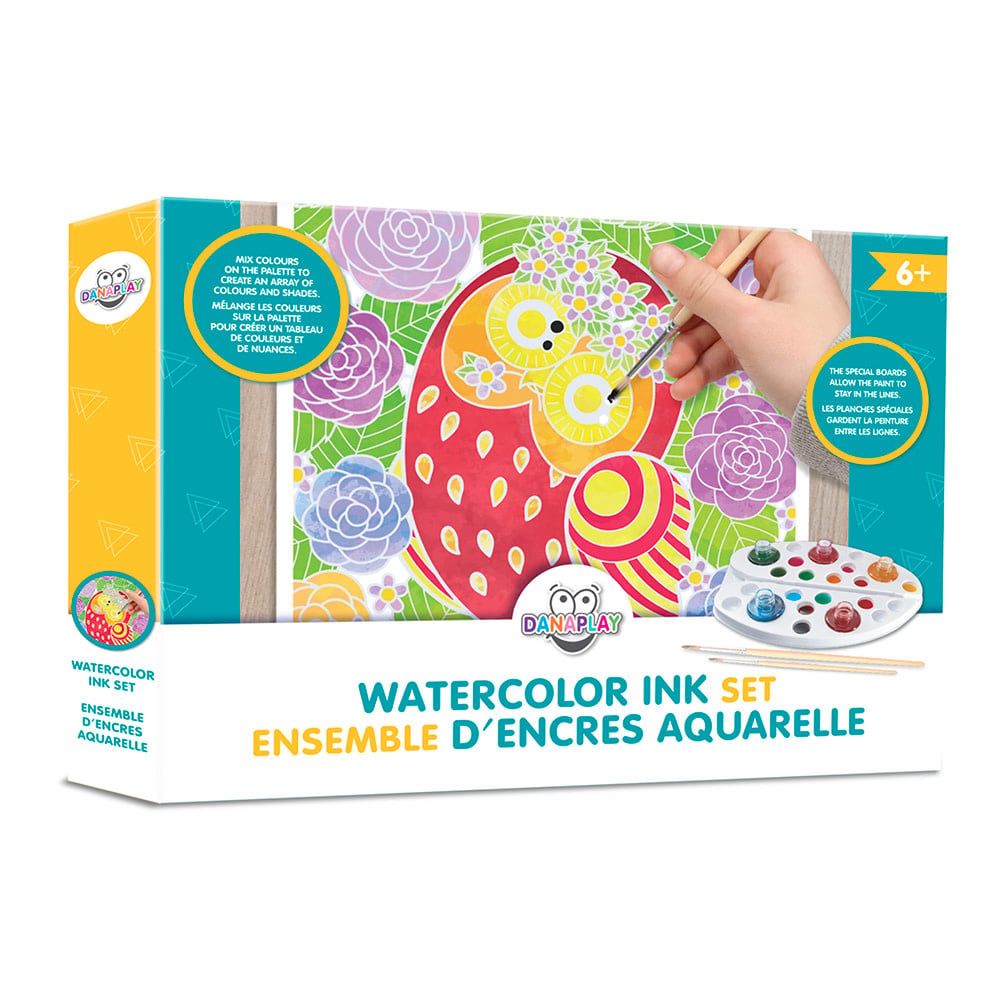 Aqua Paint Watercolor Painting Set Owls