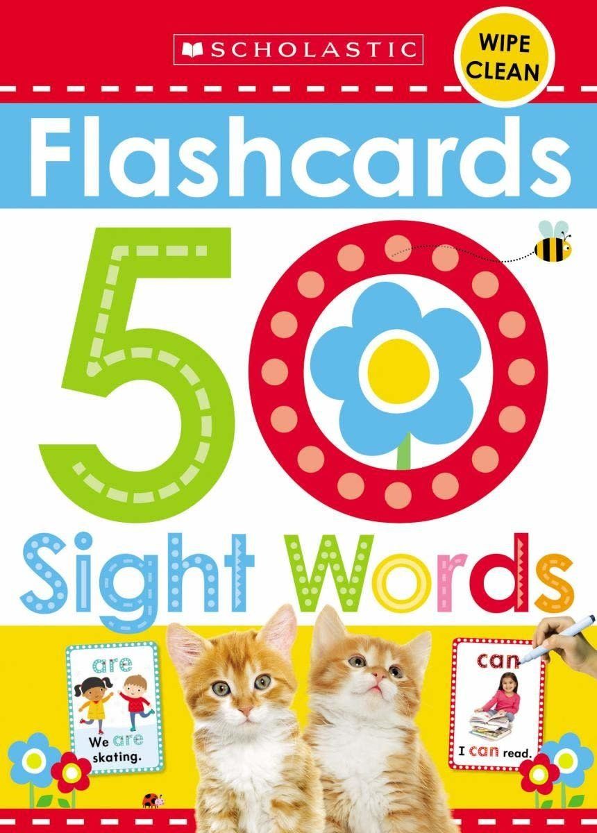 Early Learner Flash Cards: 50 Sight Words