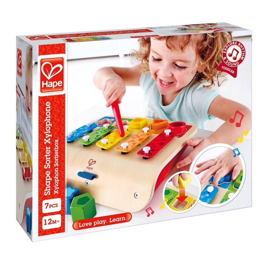 Hape Early Melodies Shape Sorter Xylophone
