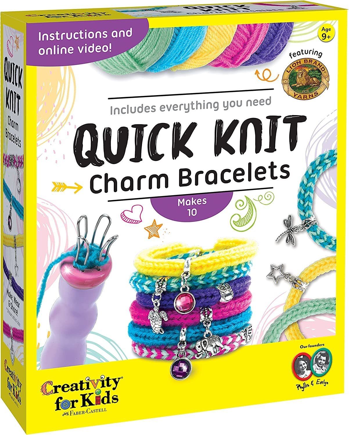 Creativity for Kids Quick Knit Charm Bracelets