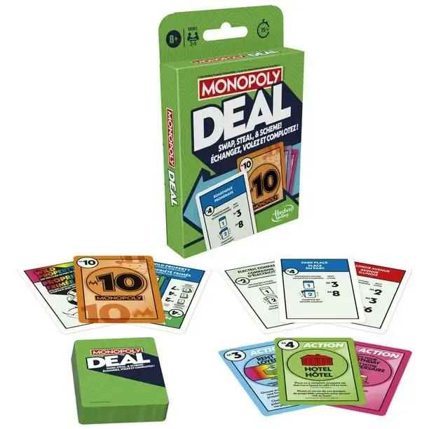 Hasbro Card Game Monopoly Deal Swap, Steal &amp; Scheme!