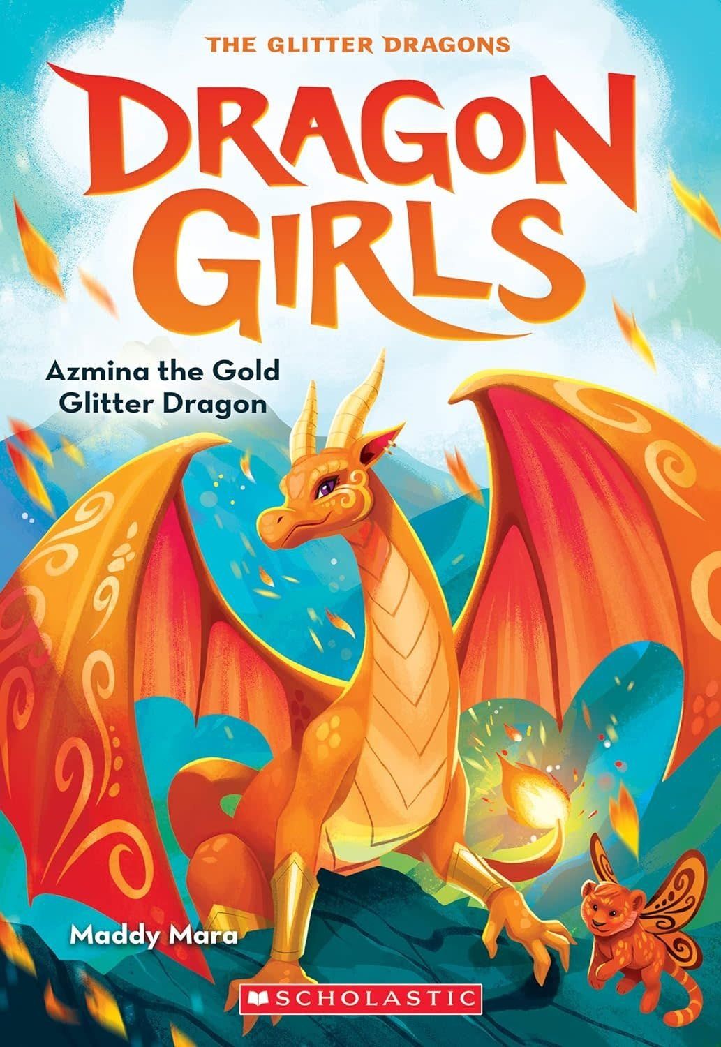 Dragon Girls Book 1 Azmina the Gold Glitter Dragon