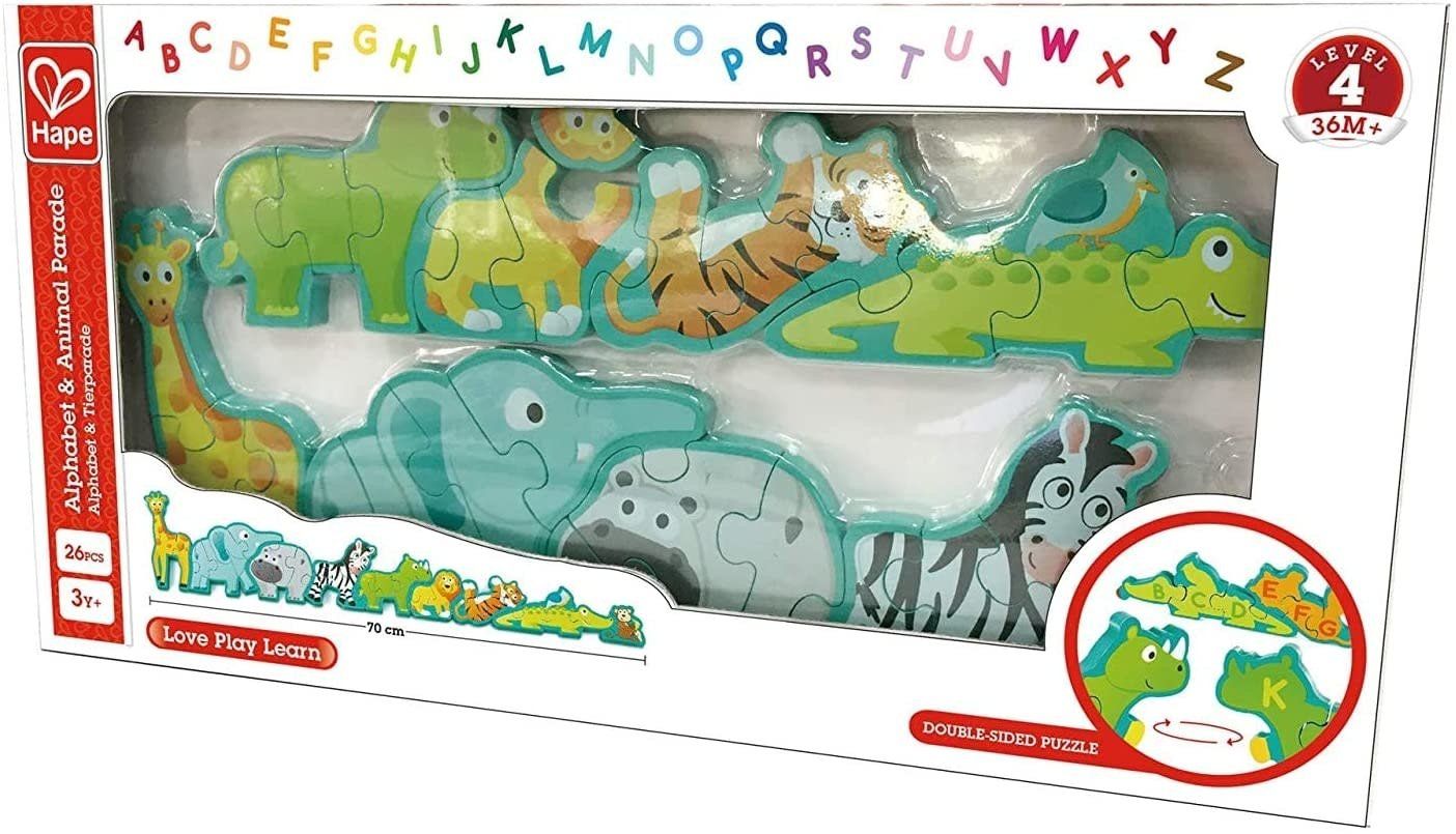 Hape Puzzle Animal and Alphabet Parade
