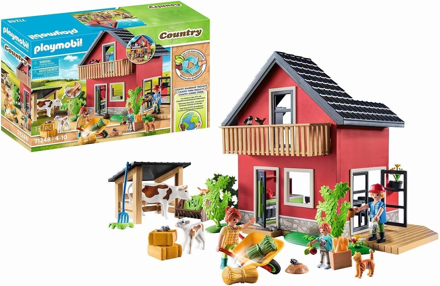Playmobil Country Farmhouse with Outdoor Area