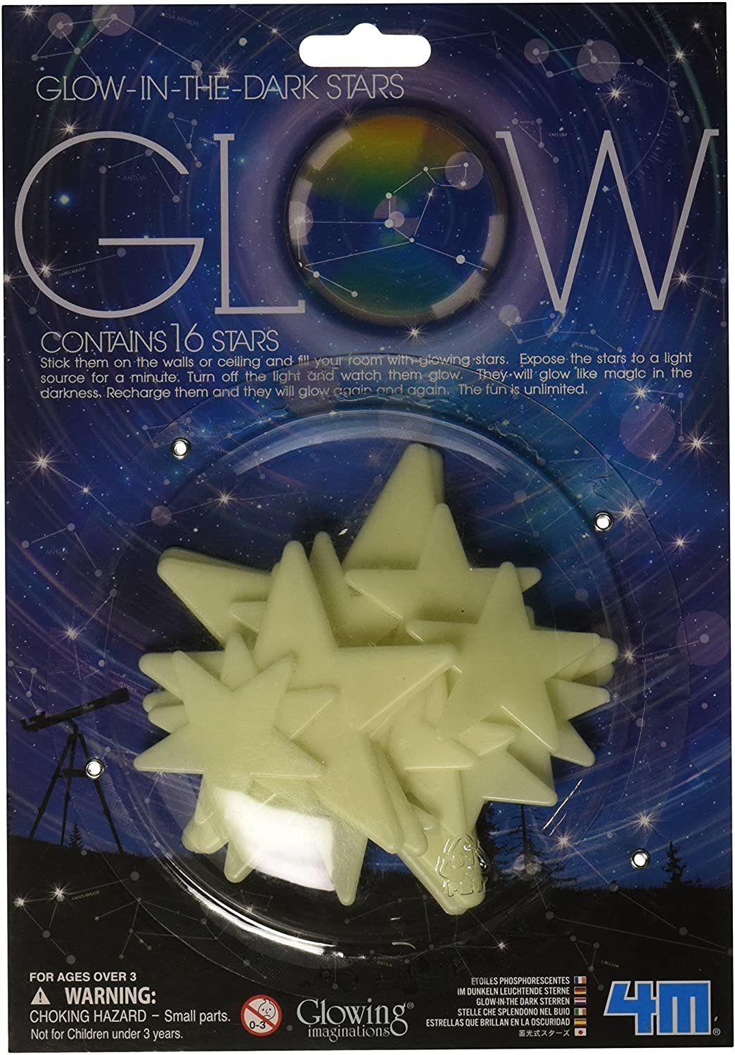 4M Glow Adhesive Stars