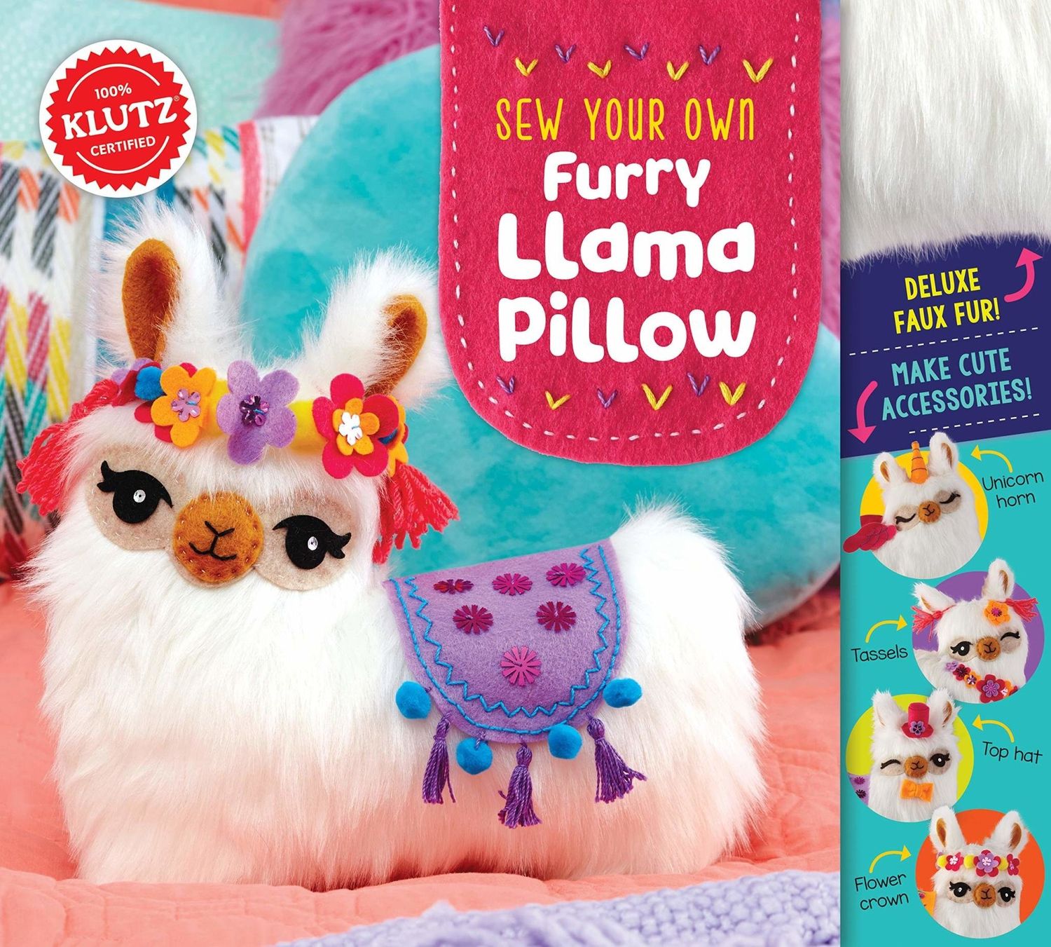 Klutz Book Sew Your Own Furry Llama Pillow