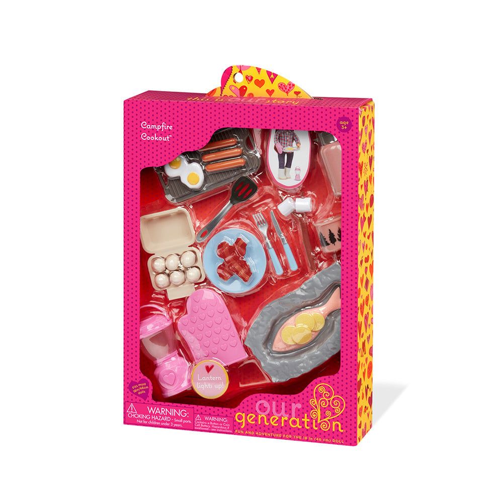 Our Generation Doll Accessories: Campfire Cookout