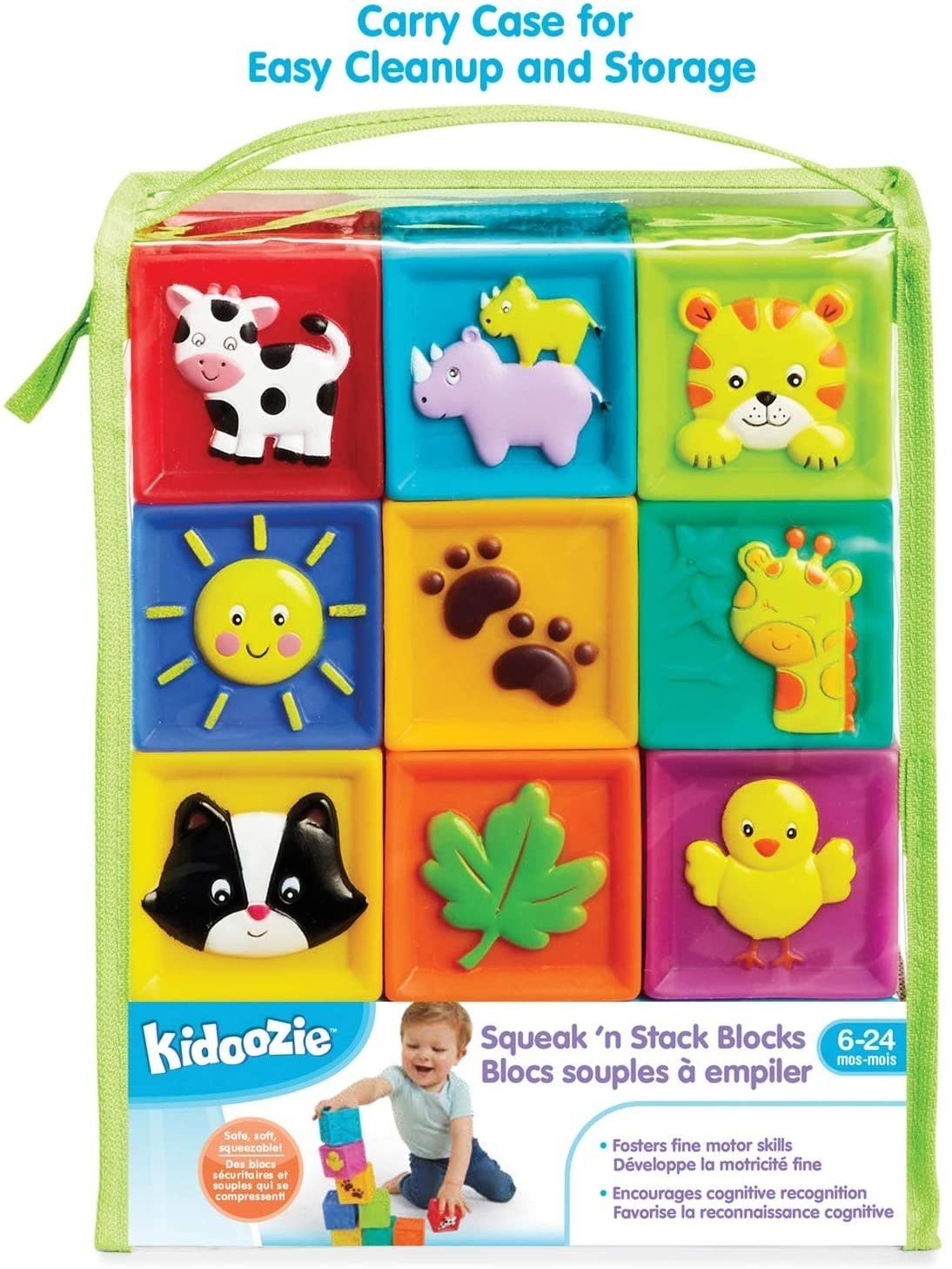 Kidoozie Blocks Squeak &#39;N Stack