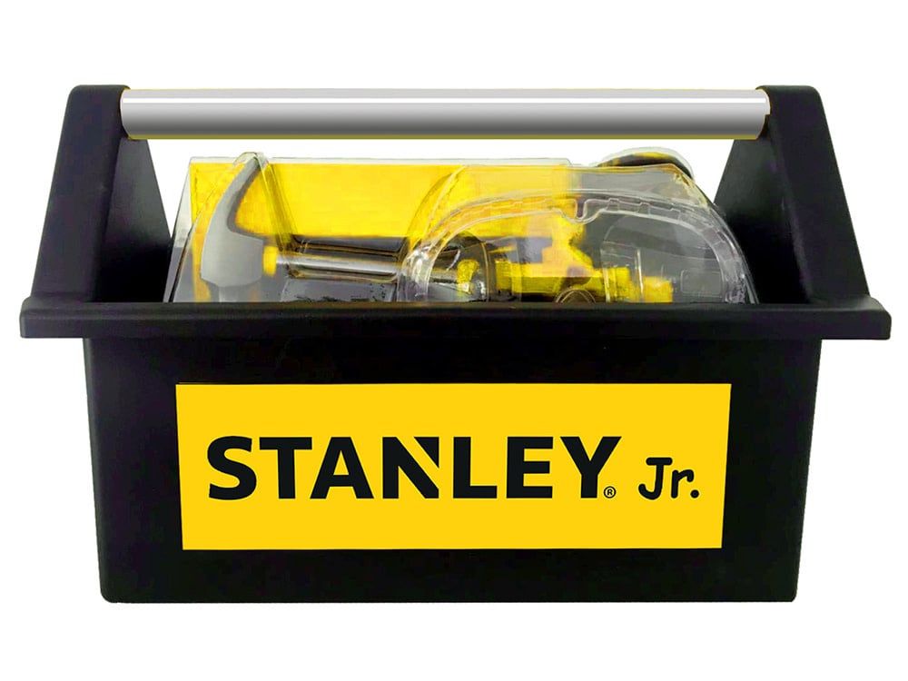 Stanley Jr. Open Tool Box &amp; 5 Tools