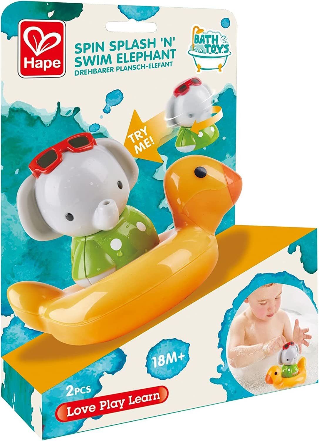 Hape Bath: Spin Splash &#39;n&#39; Swim Elephant
