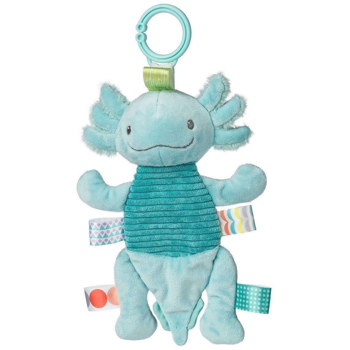 Taggies Crinkies Axolotl Aqua