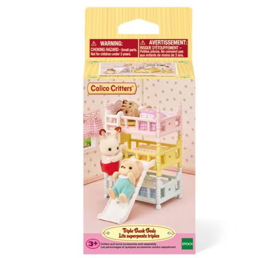 Calico Critters Triple Bunk Beds