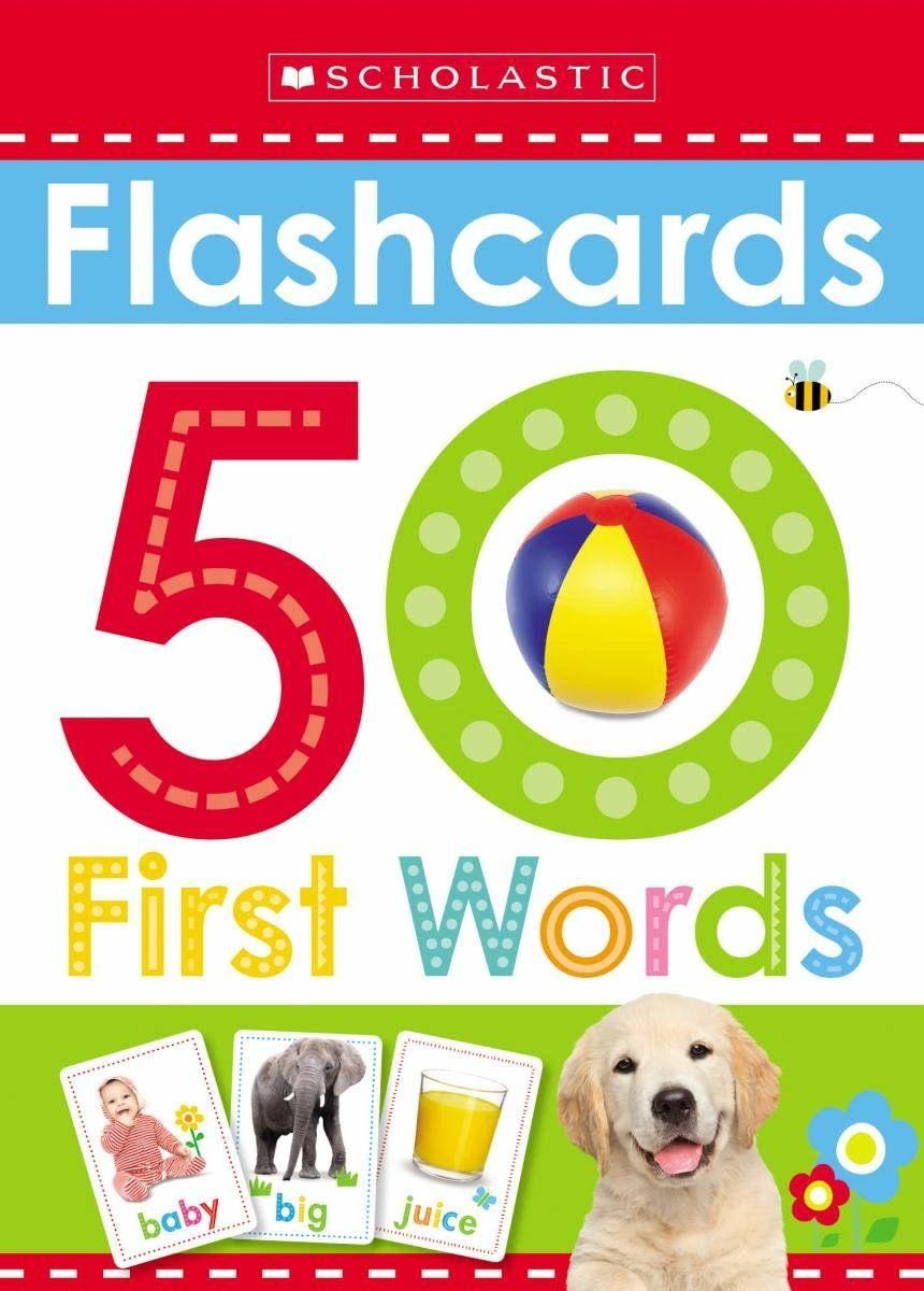 Early Learner Flash Cards: 50 First Words