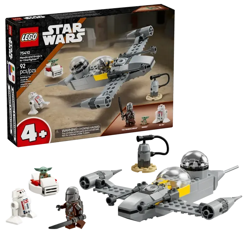 Lego Star Wars Mando and Grogu&#39;s Starfighter